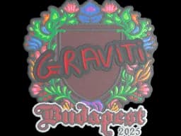 Sticker | Graviti (Embroidered) | Budapest 2025