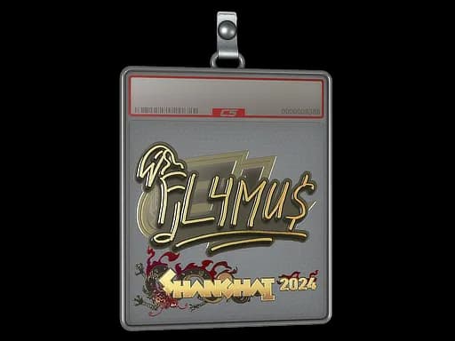 Sticker Slab | FL4MUS (Gold) | Shanghai 2024