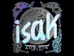 Sticker | isak (Holo) | Austin 2025