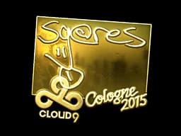 Sticker | seang@res (Gold) | Cologne 2015