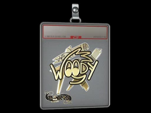 Sticker Slab | WOOD7 (Gold) | Paris 2023