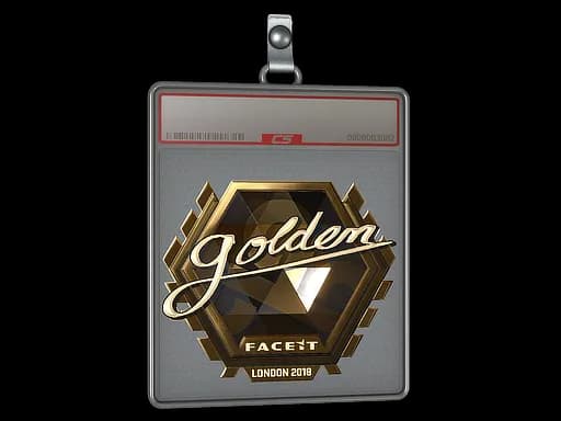 Sticker Slab | Golden (Gold) | London 2018