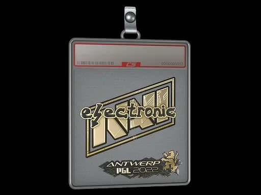 Sticker Slab | electronic (Gold) | Antwerp 2022