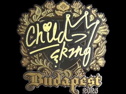 Sticker | ChildKing (Gold) | Budapest 2025