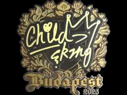 Sticker | ChildKing (Gold) | Budapest 2025