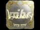 Sticker | Lucaozy (Gold) | Austin 2025 CS2 skin