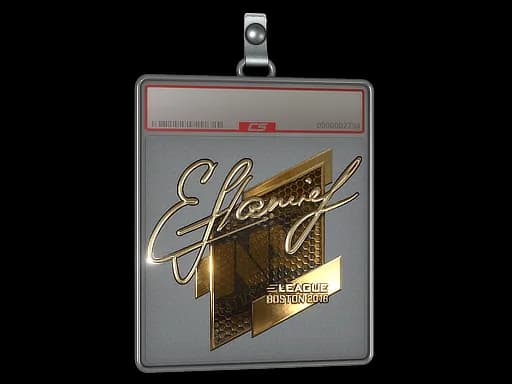 Sticker Slab | flamie (Gold) | Boston 2018