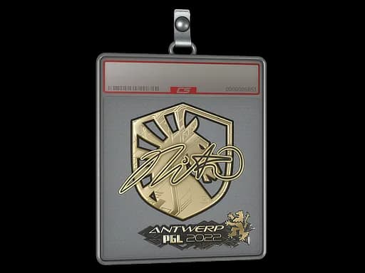 Sticker Slab | nitr0 (Gold) | Antwerp 2022