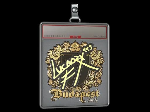 Sticker Slab | Lucaozy (Gold) | Budapest 2025