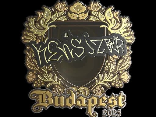 Sticker | kensizor (Gold) | Budapest 2025
