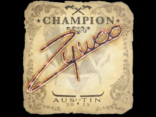 Sticker | ZywOo (Champion) | Austin 2025