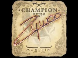 Sticker | ZywOo (Champion) | Austin 2025