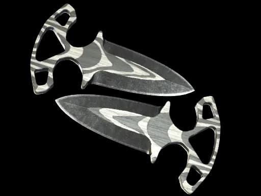 ★ StatTrak™ Shadow Daggers | Black Laminate (Minimal Wear)