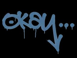 Sealed Graffiti | Okay (Monarch Blue)