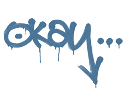 Sealed Graffiti | Okay (Monarch Blue)