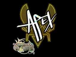 Sticker | apEX (Glitter, Champion) | Paris 2023