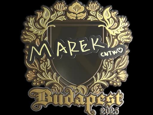 Sticker | Marek (Gold) | Budapest 2025