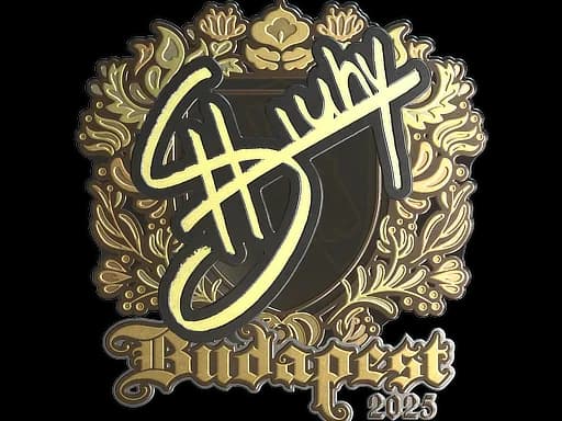 Sticker | siuhy (Gold) | Budapest 2025