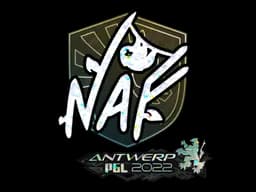 Sticker | NAF (Glitter) | Antwerp 2022