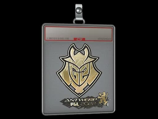 Sticker Slab | G2 Esports (Gold) | Antwerp 2022