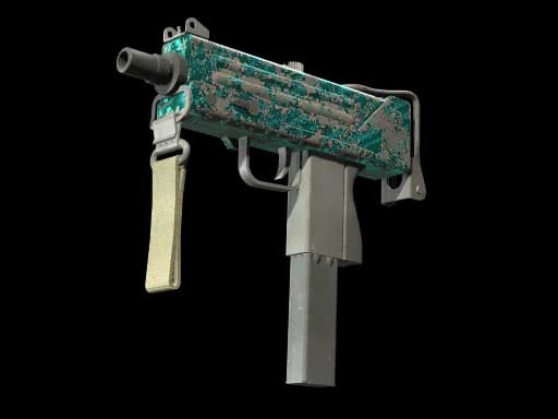 StatTrak™ MAC-10 | Malachite (Battle-Scarred)