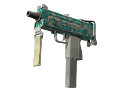 StatTrak™ MAC-10 | Malachite (Battle-Scarred)