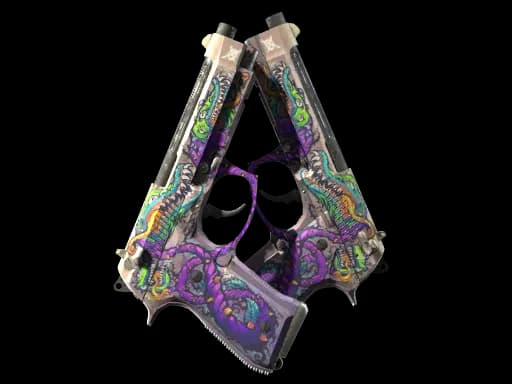 StatTrak™ Dual Berettas | Flora Carnivora (Field-Tested)