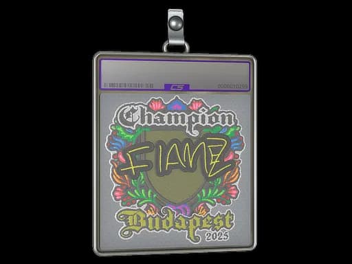 Sticker Slab | FlameZ (Embroidered, Champion) | Budapest 2025