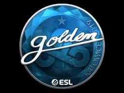 Sticker | Golden (Foil) | Katowice 2019