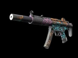 MP5-SD | Neon Squeezer (Battle-Scarred)