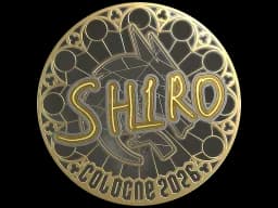 Sticker | sh1ro (Gold) | Cologne 2026