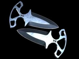 ★ StatTrak™ Shadow Daggers | Blue Steel (Well-Worn)