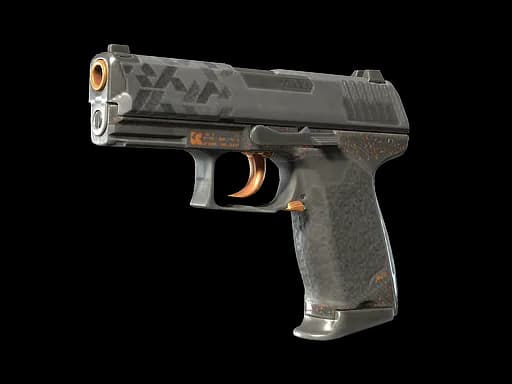StatTrak™ P2000 | Sure Grip (Battle-Scarred)