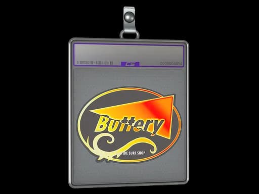 Sticker Slab | Flame Buttery (Holo)