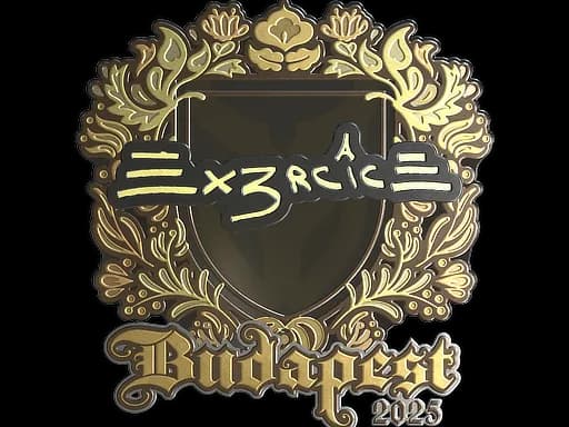 Sticker | Ex3rcice (Gold) | Budapest 2025
