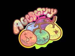 Sticker | Aceberry (Glitter)