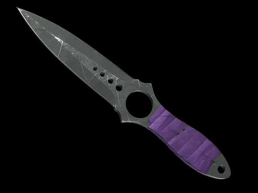 ★ Skeleton Knife | Ultraviolet (Battle-Scarred)