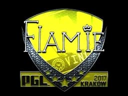 Sticker | flamie (Foil) | Krakow 2017