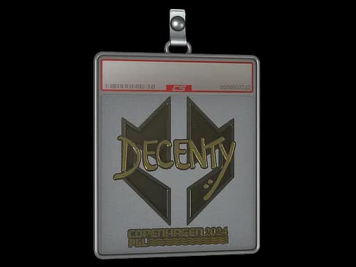 Sticker Slab | decenty (Gold) | Copenhagen 2024