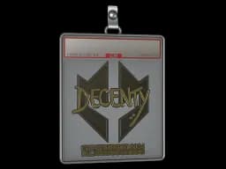 Sticker Slab | decenty (Gold) | Copenhagen 2024