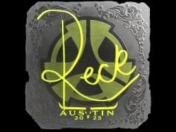 Sticker | reck (Foil) | Austin 2025