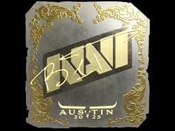 Sticker | b1t (Gold) | Austin 2025