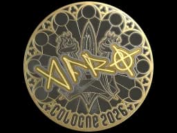 Sticker | afro (Gold) | Cologne 2026