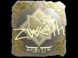 Sticker | zweih (Gold) | Austin 2025