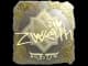 Sticker | zweih (Gold) | Austin 2025 CS2 skin