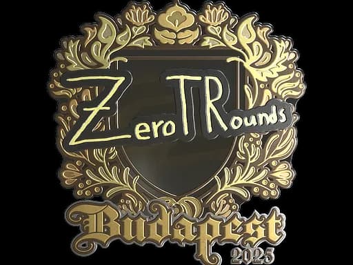 Sticker | ztr (Gold) | Budapest 2025