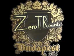 Sticker | ztr (Gold) | Budapest 2025