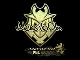 Sticker | Aleksib (Gold) | Antwerp 2022