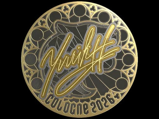 Sticker | yuurih (Gold) | Cologne 2026
