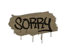 Sealed Graffiti | Sorry (Dust Brown)